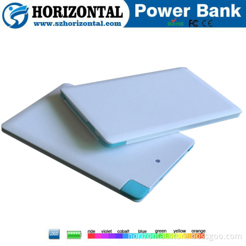 new design portable charger 4000mah bulit-in card power bank for cell phone